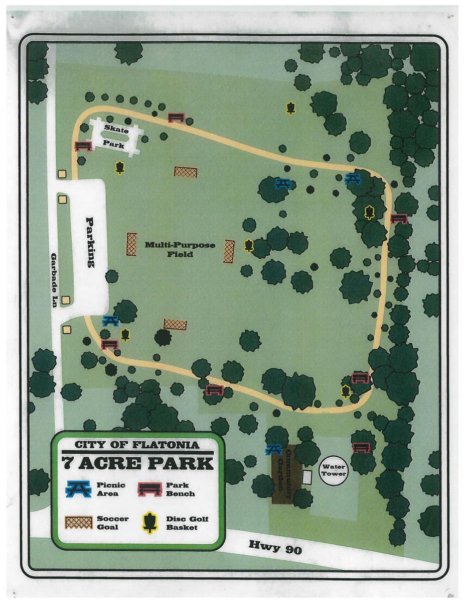 Seven Acre Park Map